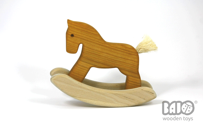 Bajo Wooden Toys – Little rocking horse