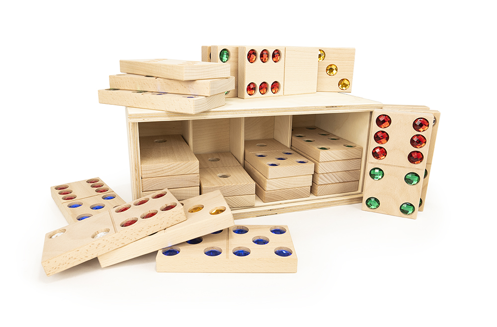 Savant Mineraalwater Pijler Domino jewels XXL – BAJO wooden toys
